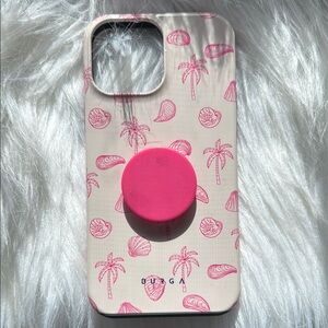 Pink Palm Tree Phone Case